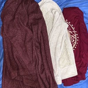 3 SWEATERS FOR 10$